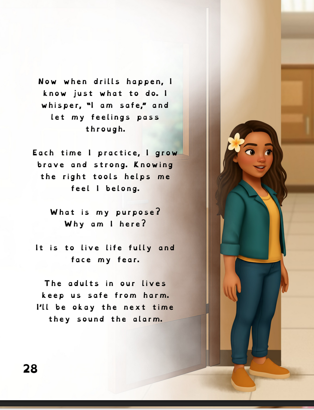 Purposefully Safe – Children’s Book About School Anxiety & Emotional Regulation (Hardcover – Preorder)